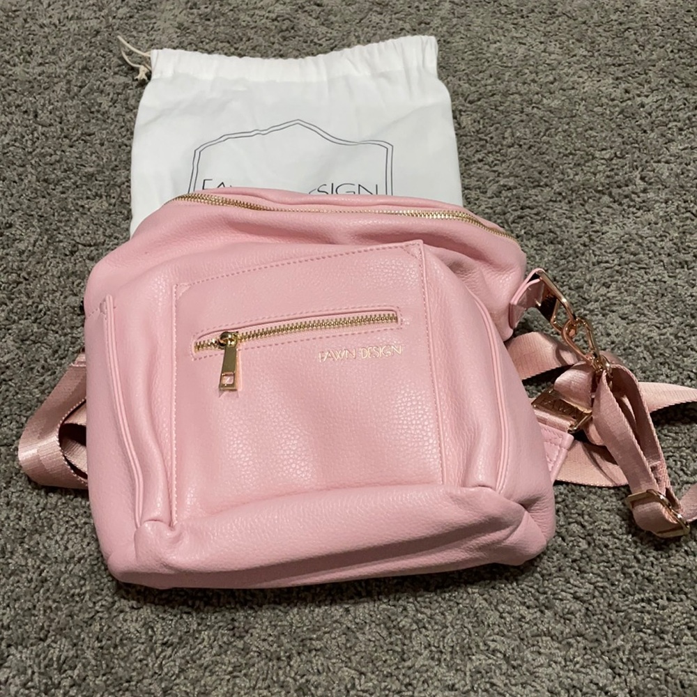 Fawn Design mini blush backpack (2018 edition)